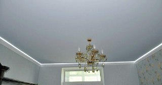 Тканевый потолок Луга, цена от 8385 руб.